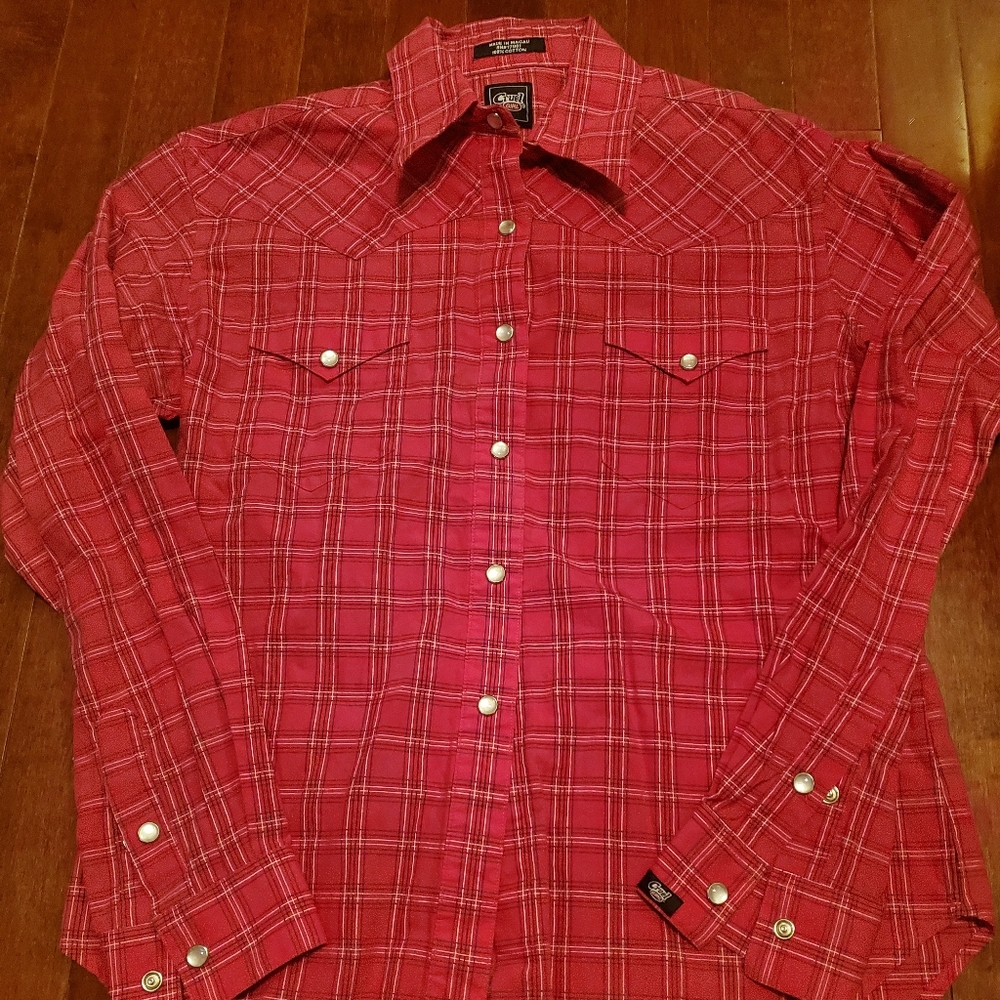 Cruel girl snap front shirt